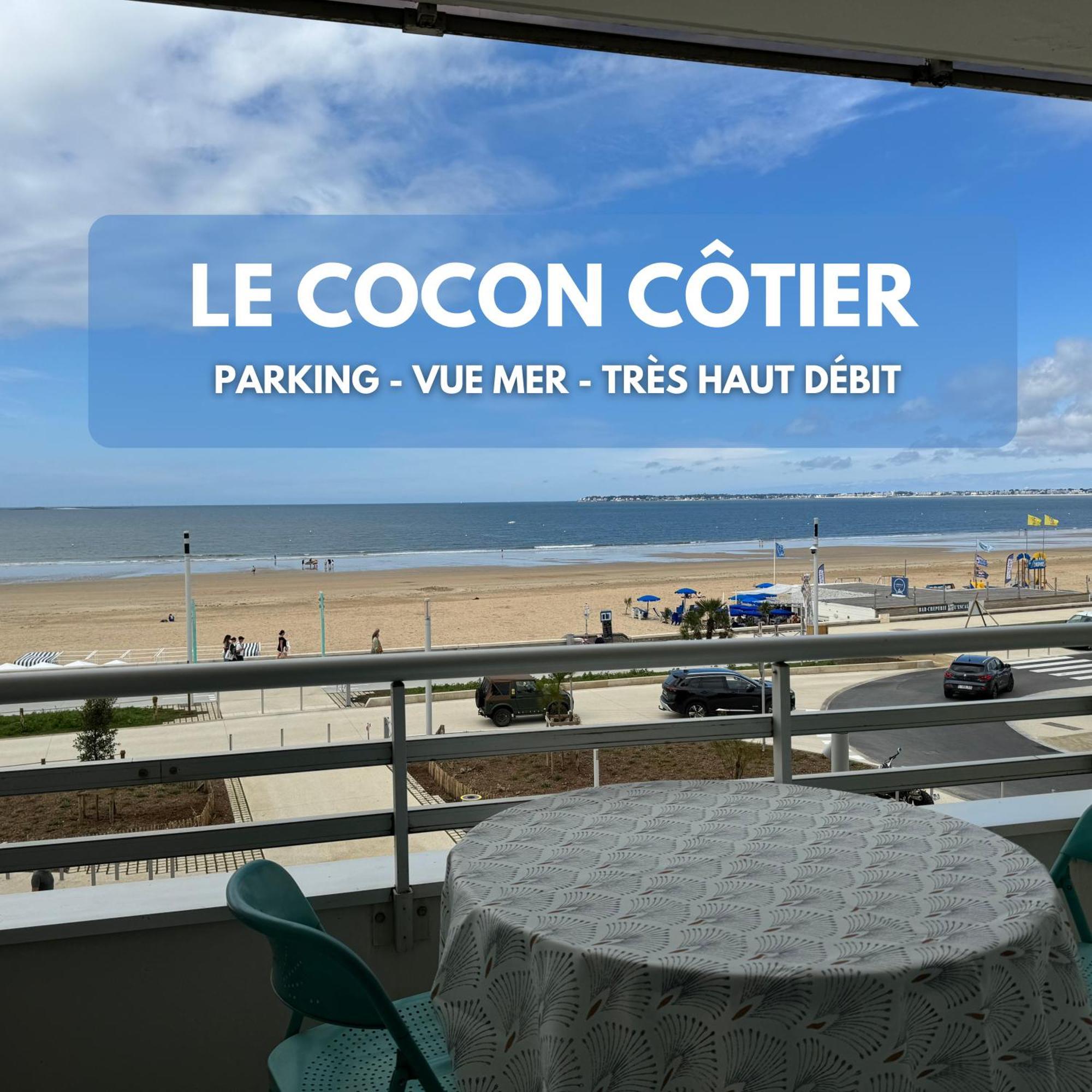 Cocon Cotier - Vue Sur Mer - Parking - Proche De La Thalasso - Terrasse Apartment Порнише Екстериор снимка